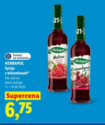 Syrop z witaminami Herbapol Grenadyna promocja w Lidl