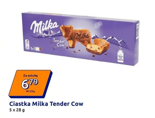 Ciastka Tender Cow promocja w Action
