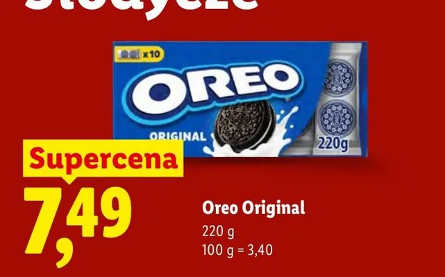 Ciastka Oreo Original promocja w Lidl