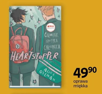 Książka Heartstopper Tom 1 Alice Oseman promocja w Empik
