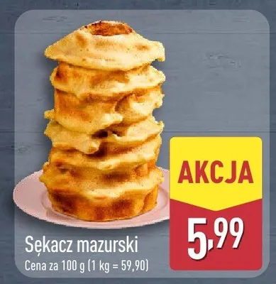 Sękacz mazurski promocja w Aldi
