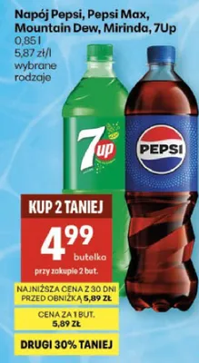 Napój 7Up promocja w Delikatesy Centrum