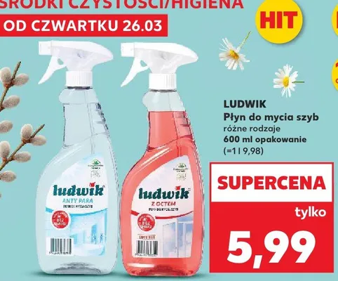 Płyn do mycia szyb różne rodzaje promocja w Kaufland