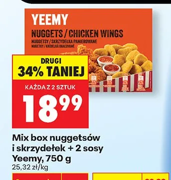Mix box nuggetsów i skrzydełek promocja w Biedronka