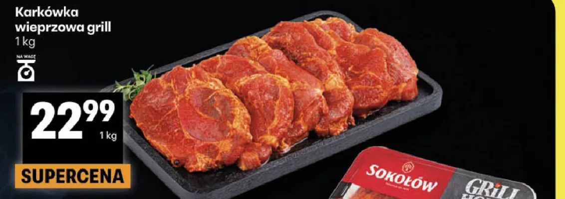 Karkówka wieprzowa grill promocja w Delikatesy Centrum