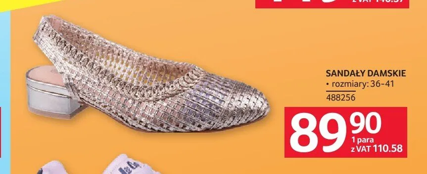 Sandały damskie promocja w Selgros