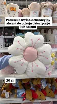 Poduszka kwiat dekoracyjna promocja w Pepco