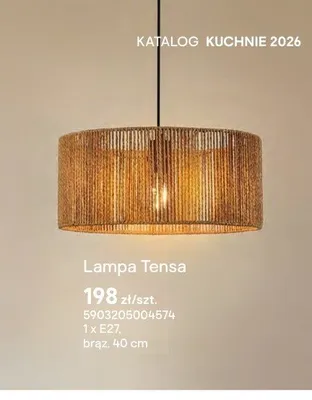 Lampa Tensa 1 x E27 brąz 40cm promocja w Castorama