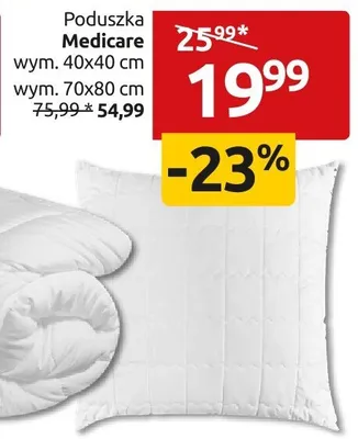 Poduszka Medicare wym. 40x40 cm promocja w Black Red White