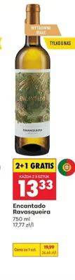Wino Encantado Ravasqueira 2+1 GRATIS promocja w Biedronka