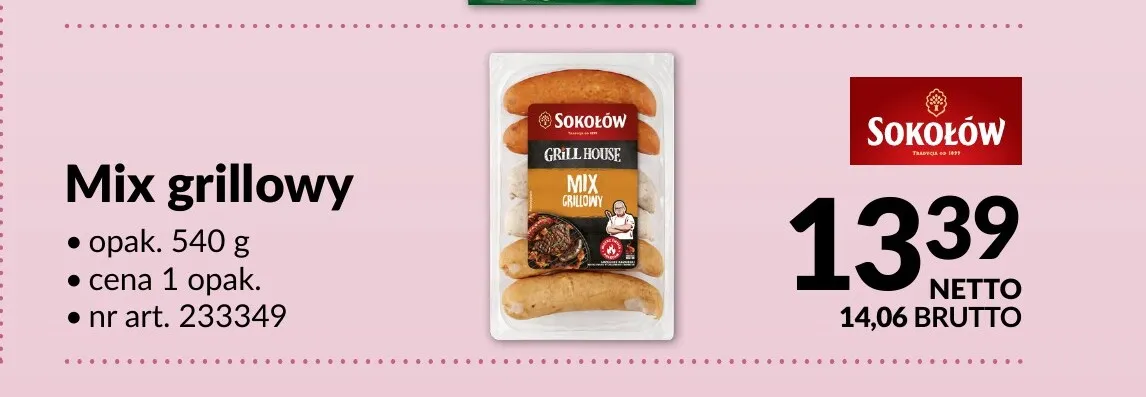 Mix grillowy Sokołów promocja w Makro