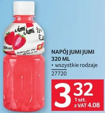 Napój Jumi Jumi wszystkie rodzaje promocja w Selgros