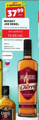 Whisky Joe Rebel Cherry promocja w Stokrotka