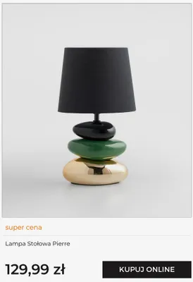 Lampa stołowa Pierre home & you promocja w home&you