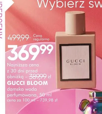 Damska woda perfumowana Gucci Bloom promocja w Super-Pharm