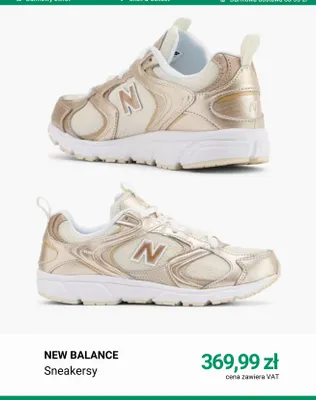 Sneakersy New Balance promocja w Deichmann