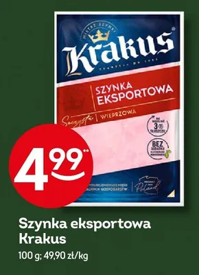Szynka eksportowa promocja w Żabka