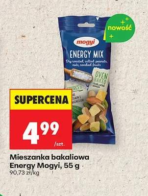 Mieszanka bakaliowa Energy Mogyi 55g promocja w Biedronka