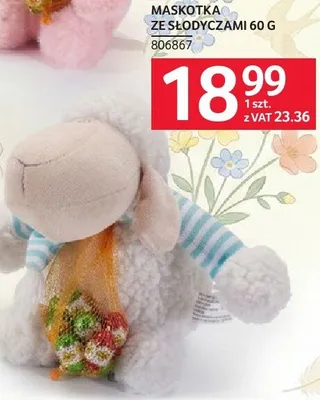 Maskotka ze słodyczami 60 g promocja w Selgros