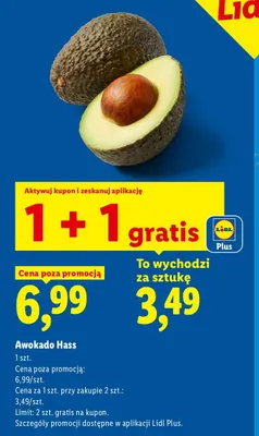 Awokado Hass promocja w Lidl