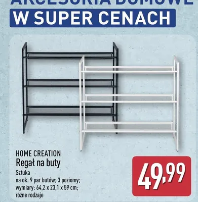 Regał na buty promocja w Aldi