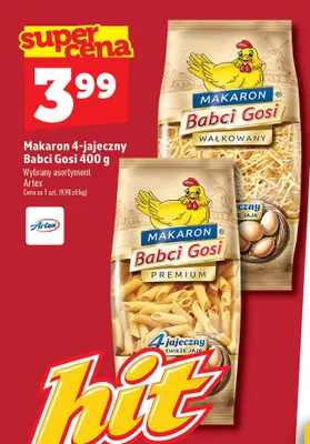 Makaron 4-jajeczny Babci Gosi promocja w TOPAZ