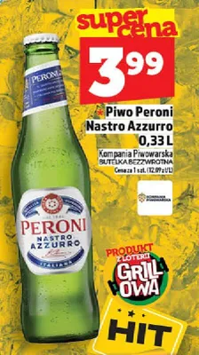 Piwo Peroni Nastro Azzurro Kompania Piwowarska promocja w TOPAZ