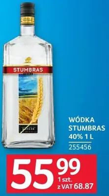 Wódka Stumbras 40% 255456 promocja w Selgros