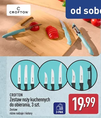 Zestaw noży kuchennych do obierania, 3 szt. promocja w Aldi