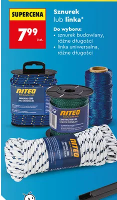 Sznurek lub linka promocja w Biedronka