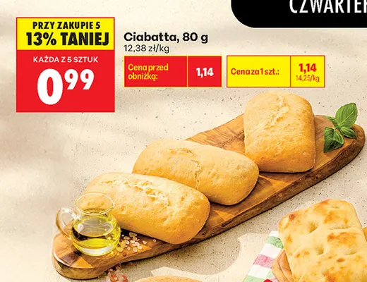 Ciabatta promocja w Biedronka