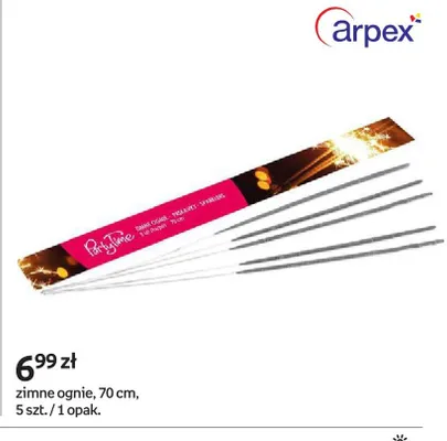 Zimne ognie 70 cm 5-pak promocja w Empik