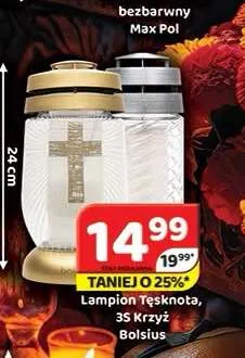 Lampion Bolsius Tęsknota 24 cm promocja w Delfin