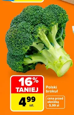 Brokuł polski promocja w Carrefour