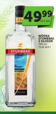Wódka Stumbras z kłosem promocja w Euro Sklep