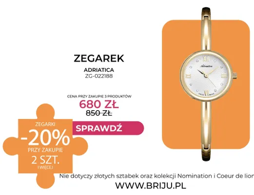 Zegarek Adriatica ZG-022188 promocja w Briju