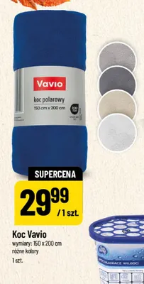 Koc polarowy Vavio 150x200 cm promocja w POLOmarket