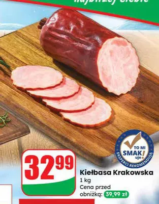 Kiełbasa krakowska promocja w Dino