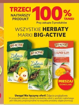 Herbaty marki Big-Active promocja w Kaufland
