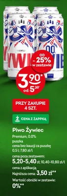 Piwo Żywiec Premium promocja w Żabka