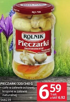 Pieczarki marynowane 320/340 g promocja w Selgros