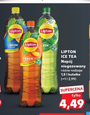 Napój niegazowany Lipton Ice Tea Green promocja w Kaufland