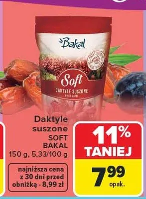 Daktyle suszone soft promocja w Carrefour