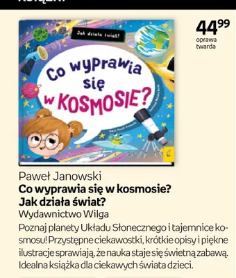 Książka Co wyprawia się w kosmosie? Jak działa świat? promocja w Empik