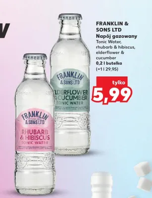 Napój gazowany Franklin & Sons Ltd Tonic Water Elderflower & Cucumber promocja w Kaufland