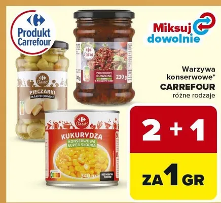 Pieczarki marynowane promocja w Carrefour Market