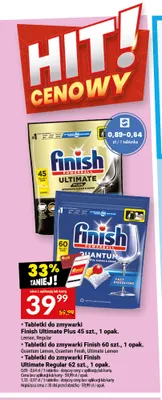 Tabletki do zmywarki Finish Ultimate Regular promocja w Twój Market