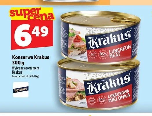 Konserwa Krakus Luncheon Meat promocja w TOPAZ