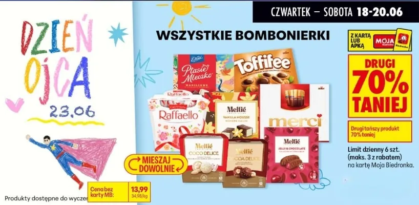 Bombonierka E.Wedel Ptasie Mleczko Waniliowe promocja w Biedronka