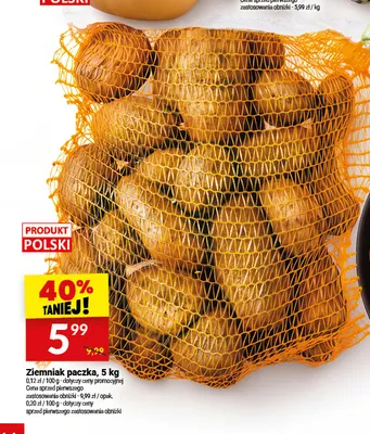 Ziemniaki paczka promocja w Twój Market